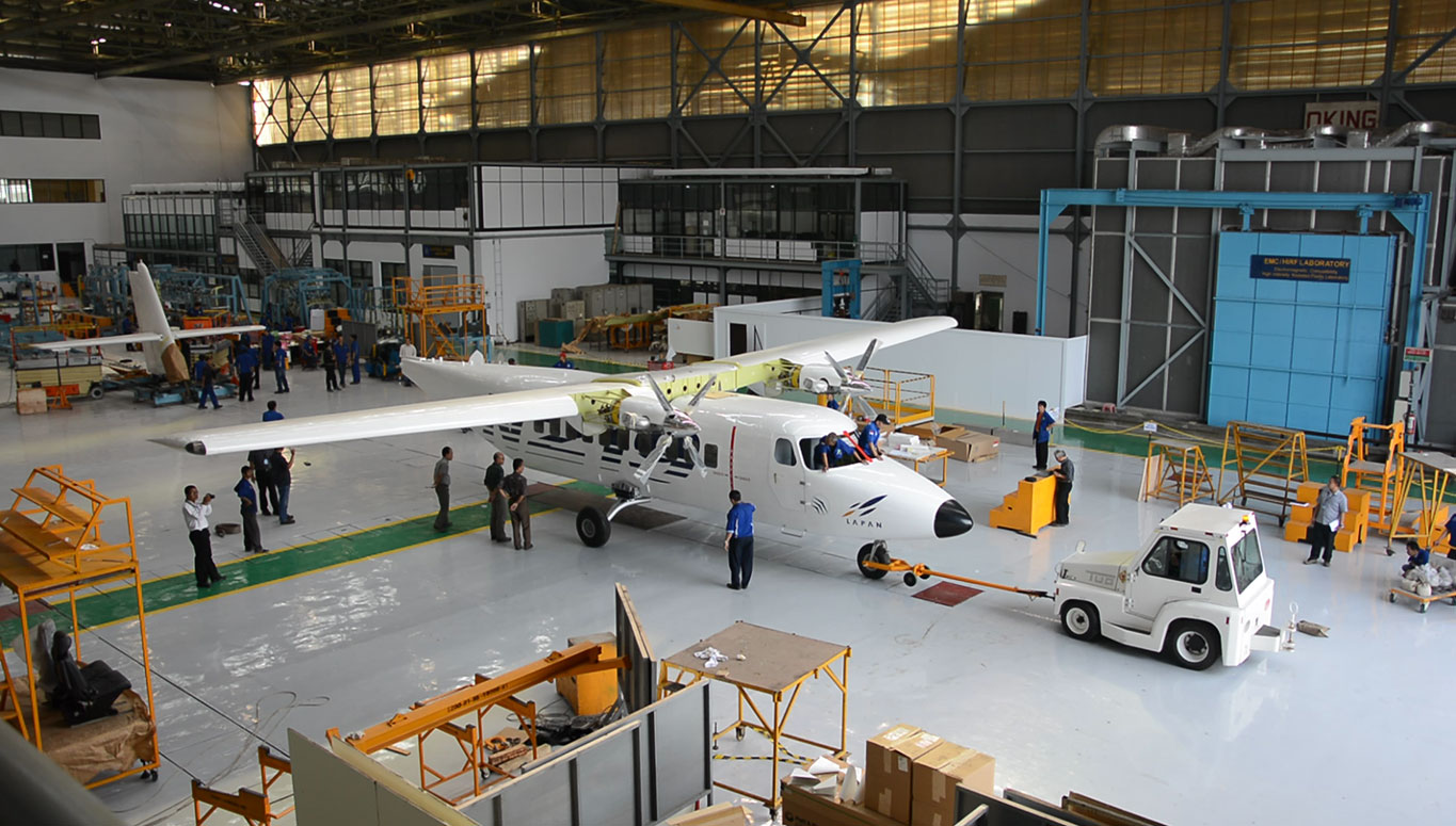 After N-219 production has been completed, two further aircraft are scheduled for development; the N-245 with a 50 passenger seating capacity and the N-270 with a 70 passenger seating capacity. (Indonesian Aerospace)