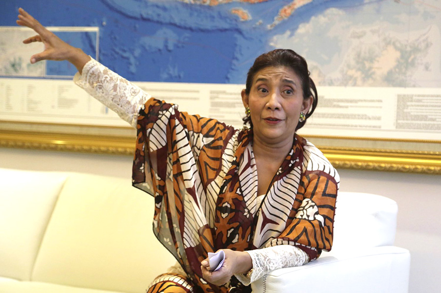 Minister Susi Pudjiastuti