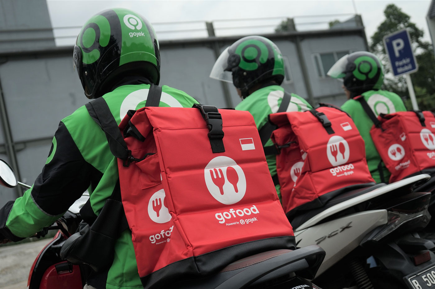 Gojek drivers
