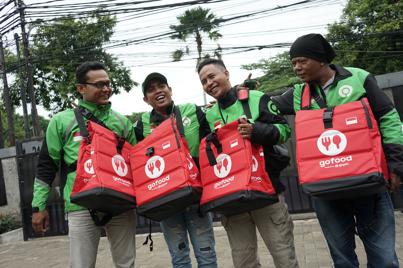 Gojek drivers